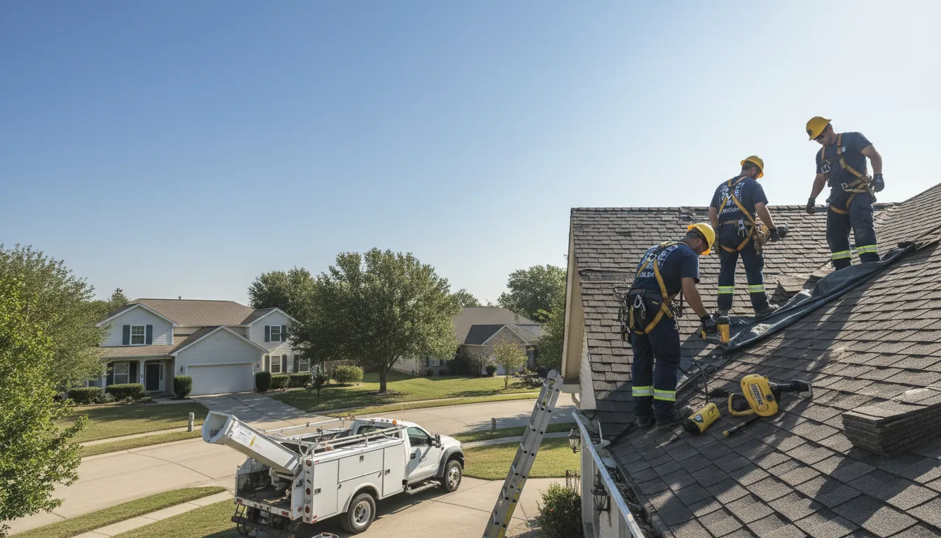 Emergency Roof Repair in Huffman, TX near me
